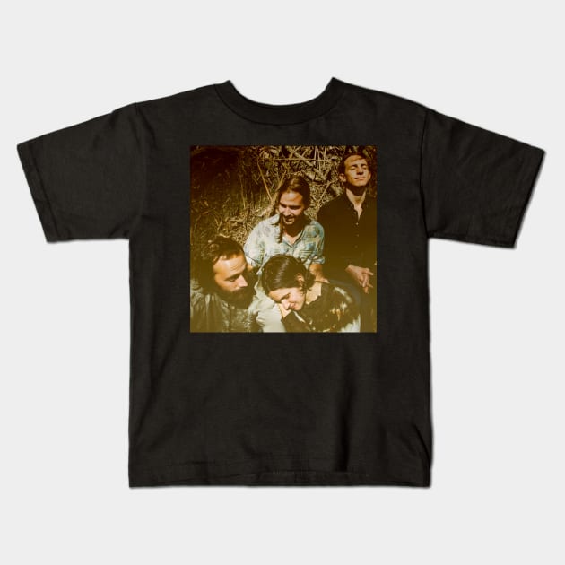 Retro Big Thief Kids T-Shirt by sapstudio design